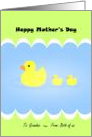 Cute Mother’s Day with Duckies, To Grandma, From Both of Us card