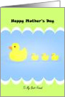 Cute Mother’s Day with Duckies, To My Best Friend card