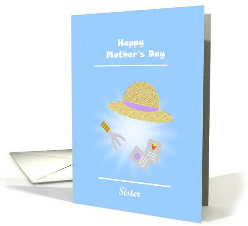 Happy Mother's Day Sister! - Gardening card (808756)
