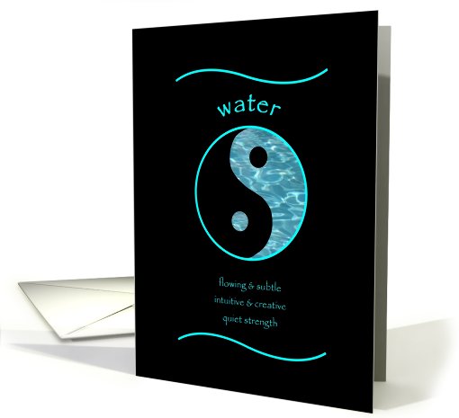 Feng Shui water element card (811906)