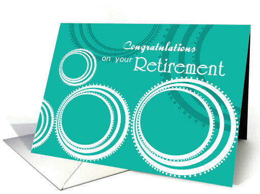 Congratulations on your Retirement card (844467)