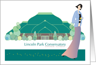 Lincoln Park Conservatory, Chicago - blank inside card