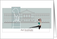 Art Institute, Chicago - blank inside card