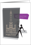 Water Tower, Chicago - blank inside card