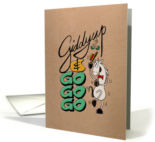 Dancing Horse - Christmas card (912829)