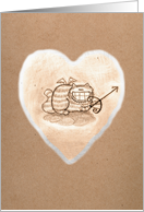 Love Cat - Kraft Look Valentine card