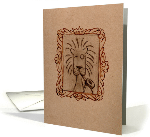 Lord Lionel - Kraft Look Birthday card (989689)