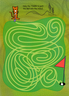 Tiger Golf Maze -...