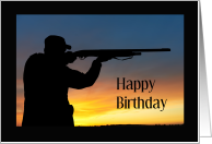 Happy Birthday Card For Hunter at Sunrise card