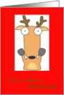 Reindeer Christmas Card for Hunters card