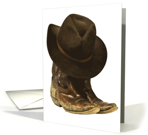 Groomsman Invitation, Cowboy Boots card (1279166)
