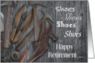 Congratulation Retirement for Shoe Cobbler card