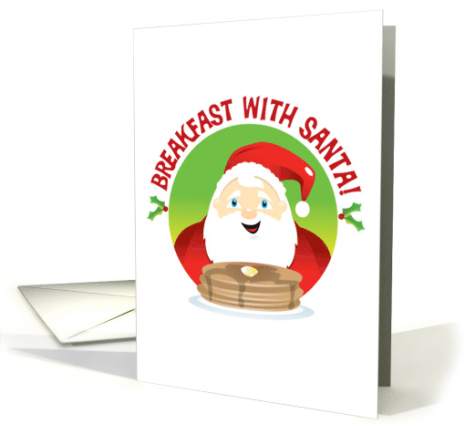 Pancake Breakfast with Santa Invitation card (1412454)