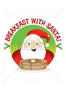 Pancake Breakfast with Santa Invitation