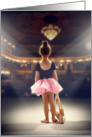 Young Ballerina, April 29th, International Dance Day card