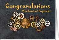 Congratulations, Mechanical Engineering Graduation Card