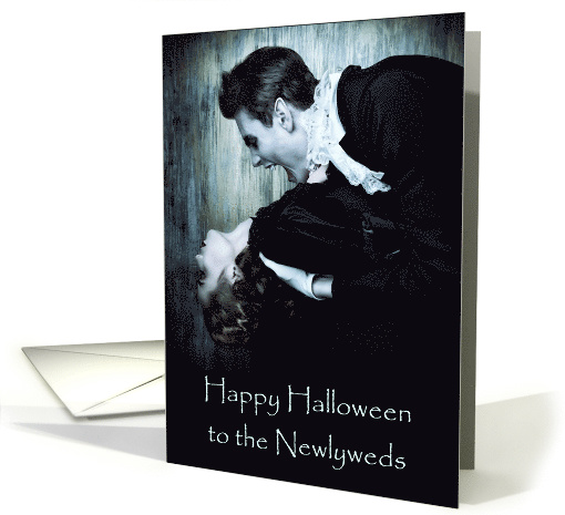 Happy Halloween Newlyweds, Vampires card (1446508)