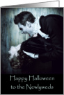 Happy Halloween Newlyweds, Vampires card