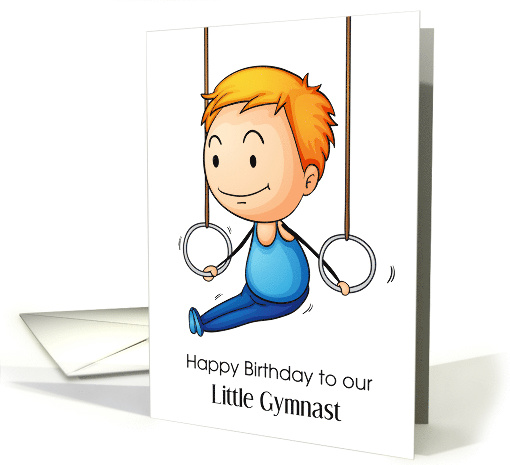 Happy Birthday Boy Gymnast card (1518082)