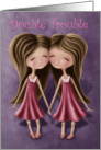 Double Trouble, Shared Mutual, Comic Birthday card