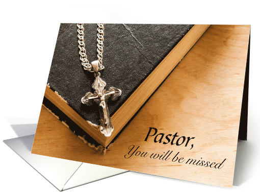 Pastor, you will be missed card (1585854)