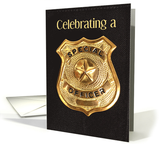 Celebrating a Special Officer on Law Enforcement Day card (1603228)