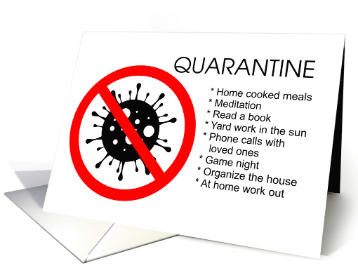 Coronavirus, Quarantine card (1606012)