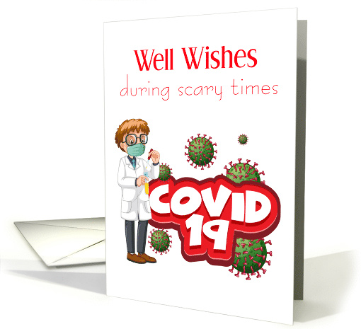 Well Wishes, Doctor and COVID-19 card (1606234)