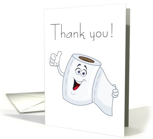 Thank You, Toilet Paper, COVID-19 card (1617608)