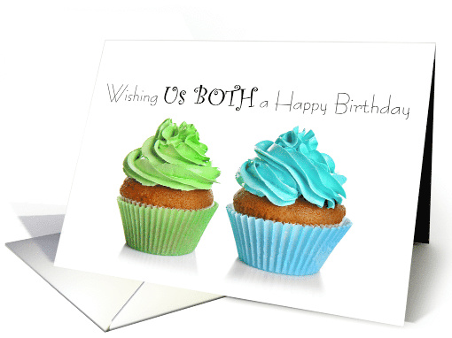 Shared, Double Cupcake, Birthday card (1733854)