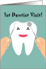 Fist Dentist Visit, Tooth card