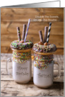 Sweet Treats, Donuts, Drink, Birthday Card for Twins card