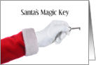 Santa’s Magic Key Milk and Cookies card