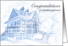 Congratulations, Blue Print, Breaking Ground card