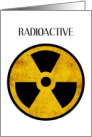 Radioactive Cancer Treatment Encouragement card