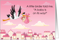 Stork, Baby on the...