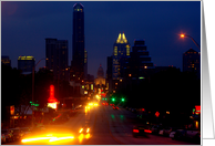 Downtown at Dusk card