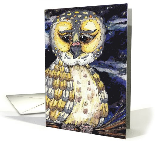 Old Man Owl card (686540)