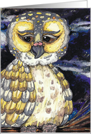 Old Man Owl card