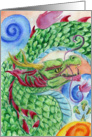 Chinese dragon card