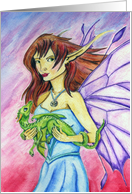 Fairy with Baby Dragon card