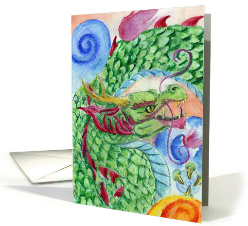 Chinese dragon card (833167)