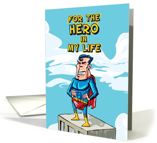 Superhero card (648001)