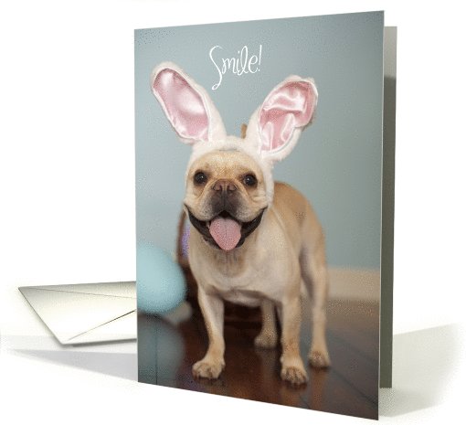 French Bulldog Easter card (794397)