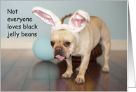 French Bulldog Easter Card