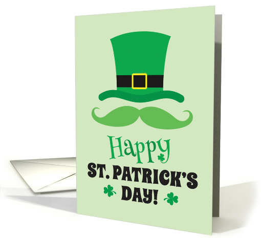 Happy St. Patrick's day card with leprechaun hat and... (1514826)