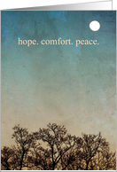 Hope.Comfort.Peace....