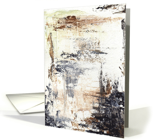 Acrylic Earth Tones Blank card (722919)