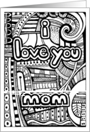 I Love You Mom card