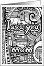 I Love You Mom card